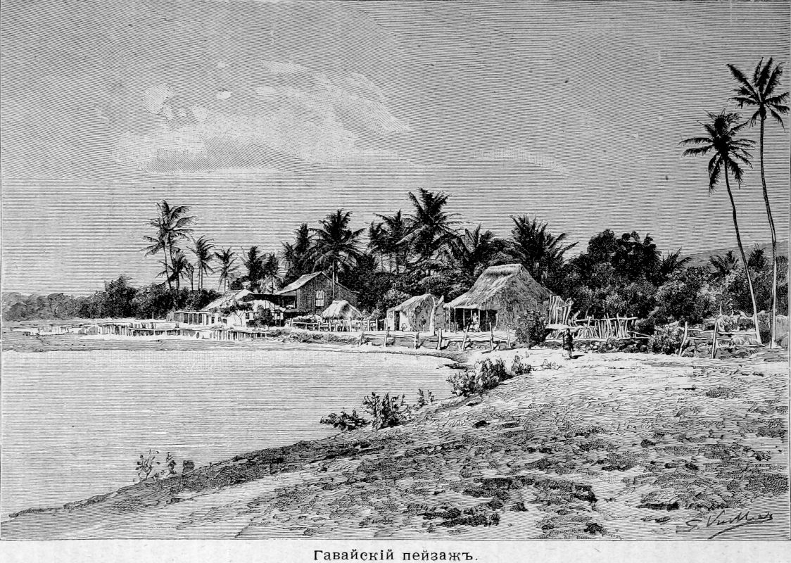 853 Гавайский пейзаж